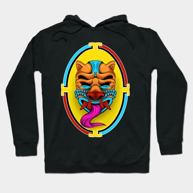 Mascara y Escudo Hoodie by PoloLoko